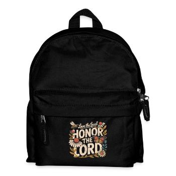 Local Love – Glory the Lord - Kids' Backpack - black - Front