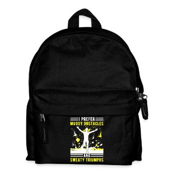Runn Country Runner and XC Coach - Unique Cross - Kids' Backpack - black - Front