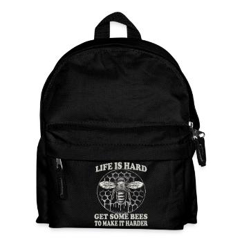 Beekeeper Accessories Bee Colony Saying Beekeeping Bees - Kids' Backpack - black - Front