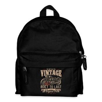 40. Geburtstag Geschenk Motorradfahrer Biker 1986 - Kinder Rucksack - Schwarz - Vorne