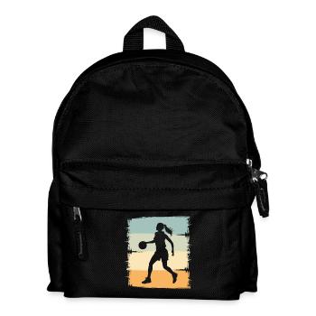 Women's Basketball - Kids' Backpack - black - Front