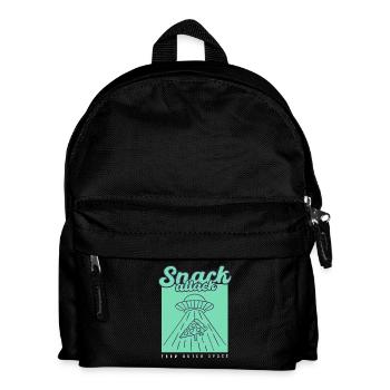 UFO Pizza Snack - Kids' Backpack - black - Front