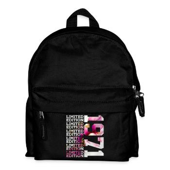 LIMITED EDITION 1971 - 55 YEARS - 55TH BIRTHDAY - Kids' Backpack - black - Front
