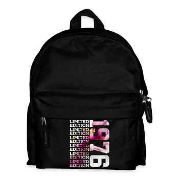LIMITED EDITION 1976 - 50 JAHRE - 50. GEBURTSTAG - Kinder Rucksack - Schwarz - Vorne