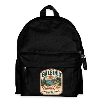 Balbinio Travel Club Vintage Sign - Kids' Backpack - black - Front