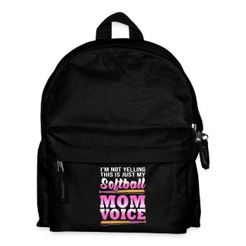 Softball Mom Softball Mom - Kids' Backpack - black - Front
