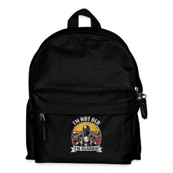 I'm not old, I'm classic | Biker | Motorcycling - Kids' Backpack - black - Front