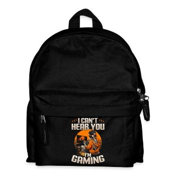 Skeleton Gamer Gaming Halloween - Kids' Backpack - black - Front