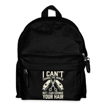 I can change your hair - Kids' Backpack - black - Front