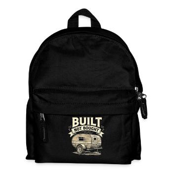 Built Not Bought Camper - Kids' Backpack - black - Front