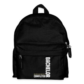 Bachelor Management - Kinder Rucksack - Schwarz - Vorne