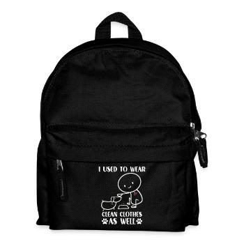 Gassi Outfit Hundehalter Geschenk Süßes Gassi - Kinder Rucksack - Schwarz - Vorne
