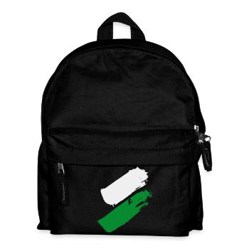 Steiermark Flagge - Kinder Rucksack - Schwarz - Vorne