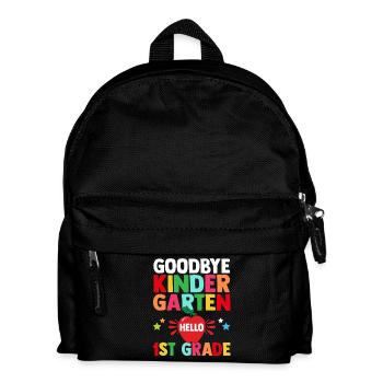 Goodbye Kindergarten Hello 1st Grade Back To Schoo - Kinder Rucksack - Schwarz - Vorne
