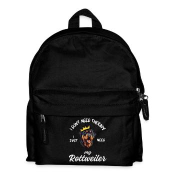 Rottweilerkönig Goldene Krone - Kinder Rucksack - Schwarz - Vorne