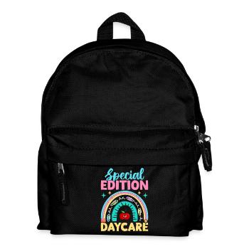 Tagesmutter Special Edition Daycare Nanny - Kinder Rucksack - Schwarz - Vorne