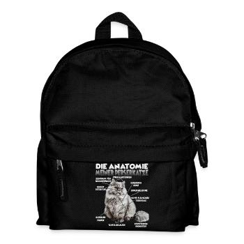 Perserkatzen T | Perserkatze Katzen Perser Katze - Kinder Rucksack - Schwarz - Vorne
