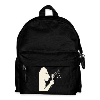 Bigfoot bläst Löwenzahn Vintage - Kinder Rucksack - Schwarz - Vorne