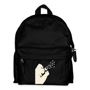 Bigfoot bläst Löwenzahn Vintage - Kinder Rucksack - Schwarz - Vorne