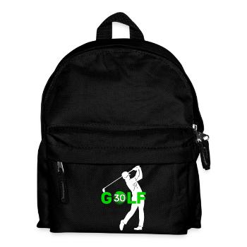 GOLFER 30 JAHRE GOLF 30. GEBURTSTAG - Kinder Rucksack - Schwarz - Vorne