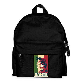 Dante Alighieri Italienischer Dichter Göttliche Komödie - Kinder Rucksack - Schwarz - Vorne