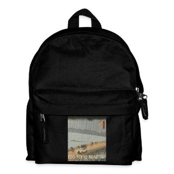 Edo Tokyo Road Trip Neo Ukiyo-e Japanese Art - Kinder Rucksack - Schwarz - Vorne