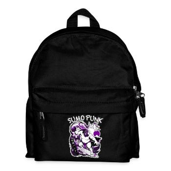 SUMO PUNK Purple Cyberpunk Neo Ukiyo-E Japan - Kinder Rucksack - Schwarz - Vorne