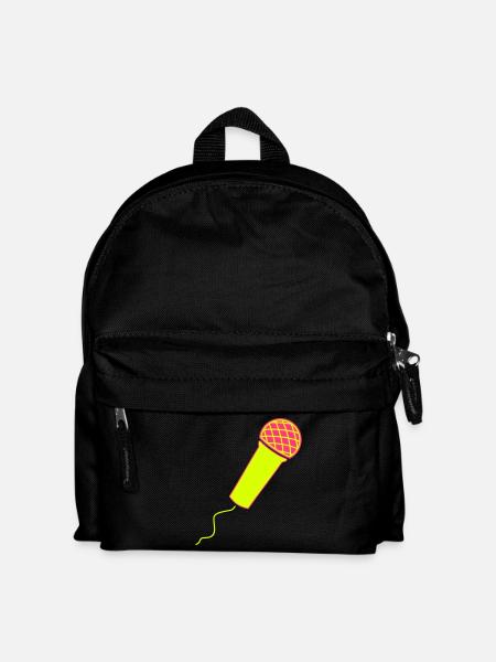 Microphone - Kids' Backpack - black