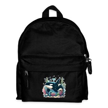 Orca Killer Whale - Kids' Backpack - black - Front