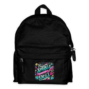 Diamond Painting Artist Sparkle Therfore I Drill - Kinder Rucksack - Schwarz - Vorne