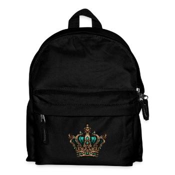 Crown Symbol - Kids' Backpack - black - Front