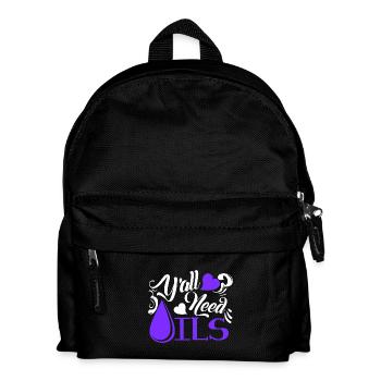 Essential Oil Need Essential Oils - Kids' Backpack - black - Front