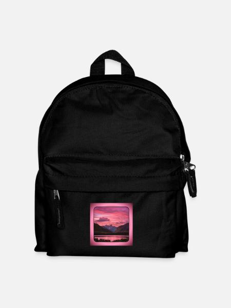 Mountains - Kids' Backpack - black