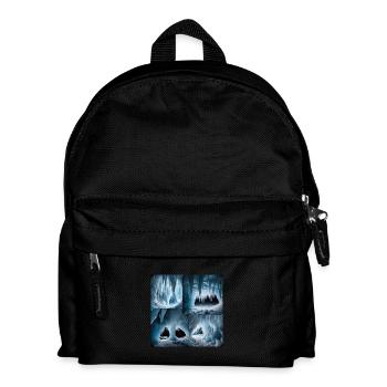 Grotte de glace - Sac à dos Enfant - noir - Devant