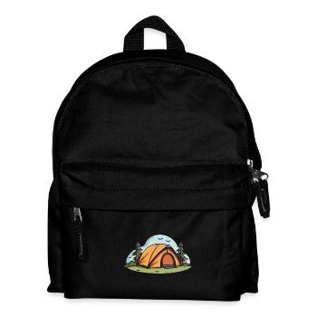Tente de camping extérieure - Sac à dos Enfant - noir - Devant