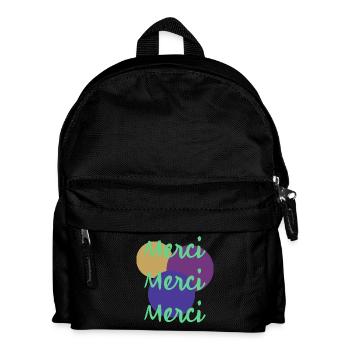 MERCI. MERCI MAÎTRESSE. CADEAU MAÎTRESSE. VACANCES - Sac à dos Enfant - noir - Devant