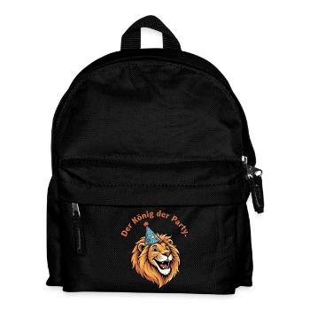 Le roi de la fête - Sac à dos Enfant - noir - Devant