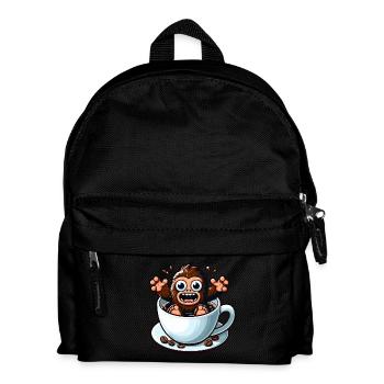 Bigfoot Coffee Buveur de café Amateurs de café - Sac à dos Enfant - noir - Devant