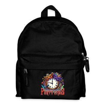DEN GANZEN TAG DIE GANZE NACHT PARTY GRAS - Kinder Rucksack - Schwarz - Vorne