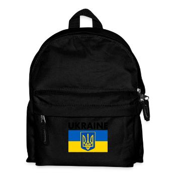 Ukraine - Kids' Backpack - black - Front