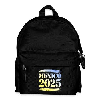 Mexiko 2025 - Kinder Rucksack - Schwarz - Vorne