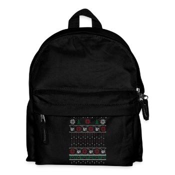 Ugly Xmas Drummer - Kids' Backpack - black - Front