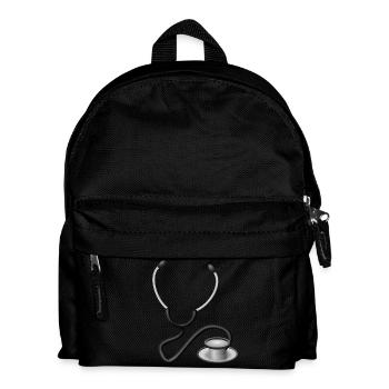 médecin - Sac à dos Enfant - noir - Devant
