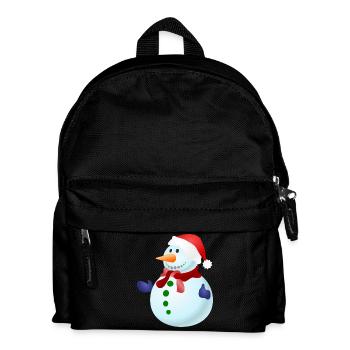 SNOWMAN - Kids' Backpack - black - Front