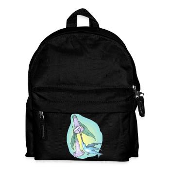 regenbogen sonne wolken wetter rainbow sun cloud28 - Kinder Rucksack - Schwarz - Vorne