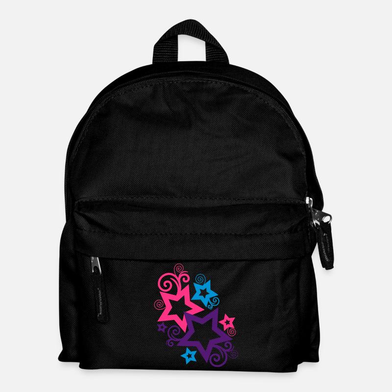 étoiles - Sac à dos Enfant - noir