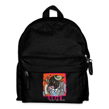 Sternzeichen-Stier - Kinder Rucksack - Schwarz - Vorne