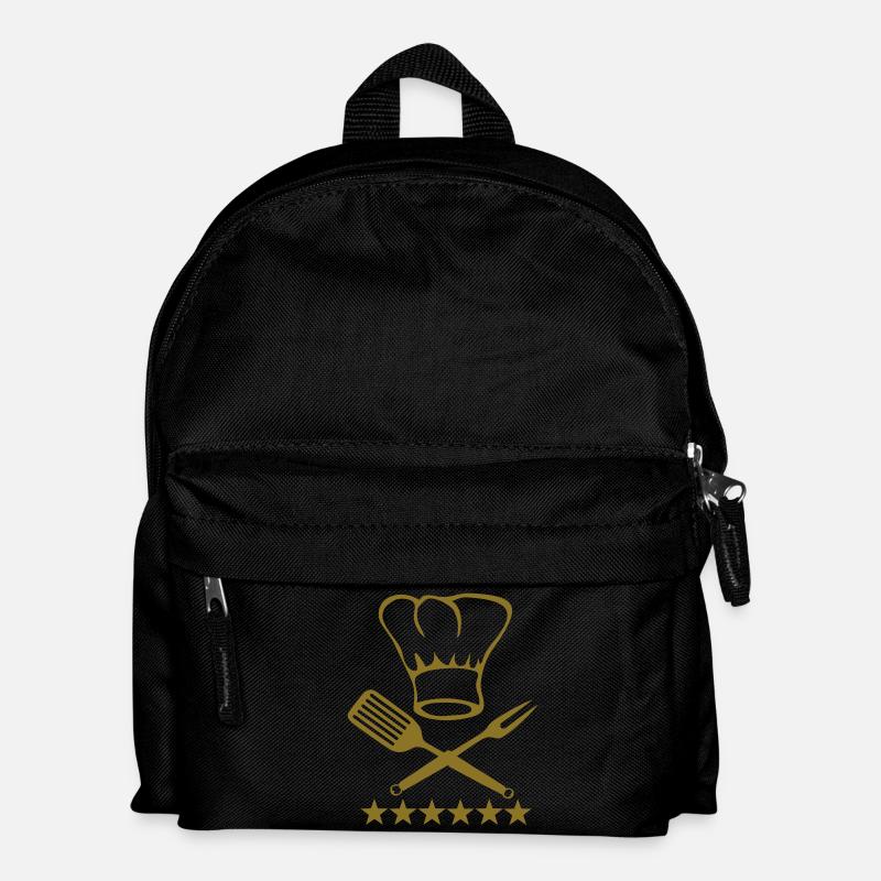 Kochen - Kinder Rucksack - Schwarz