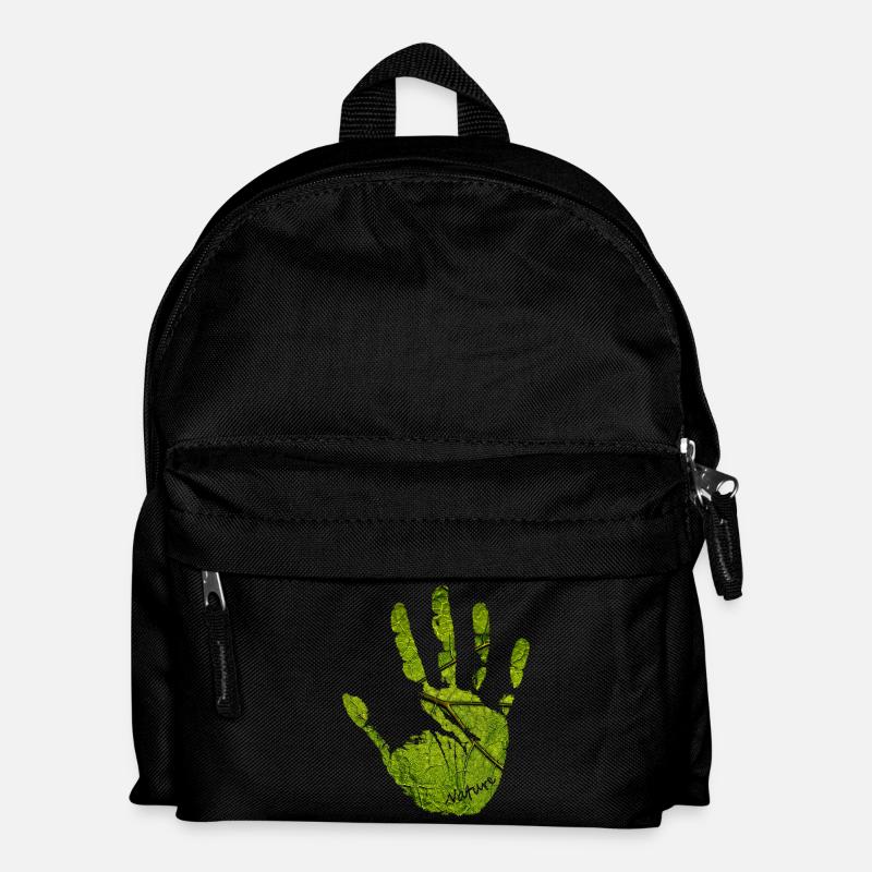 Hand nature - Kids' Backpack - black