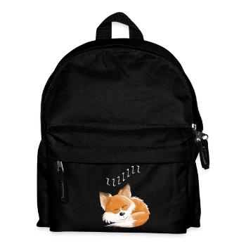 Fox sleeping - dream - dreams - foxes - Kids' Backpack - black - Front